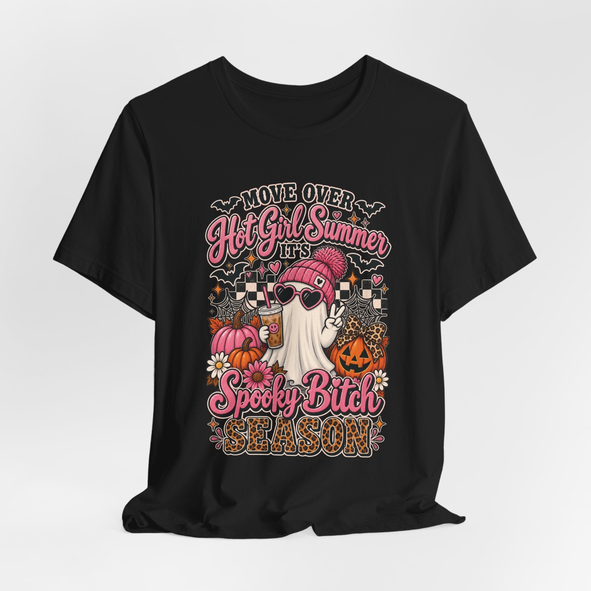 Spooky Bitch Season Halloween Tee — "Move Over Hot Girl Summer" Gnome Pumpkin T-Shirt