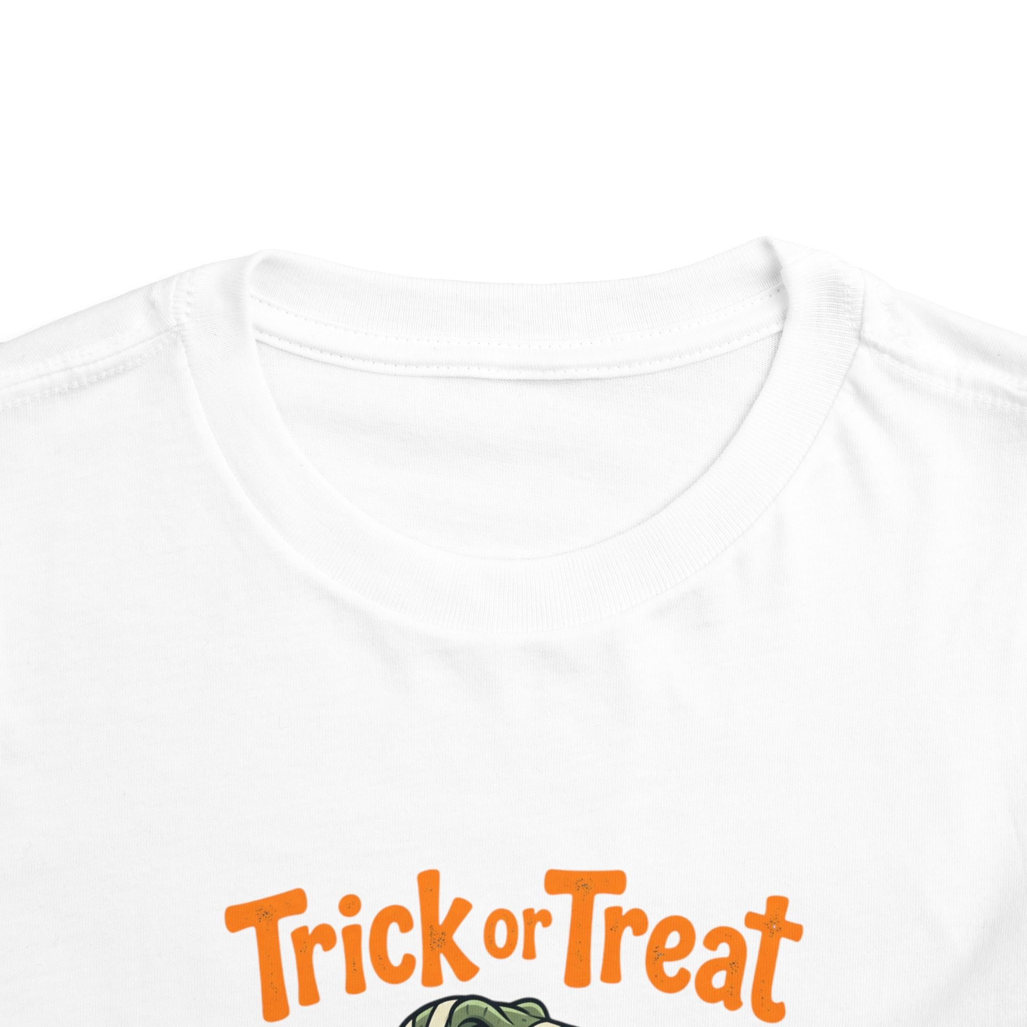 Toddler Tee — Mummy Dinosaur Trick or Treat Halloween Shirt