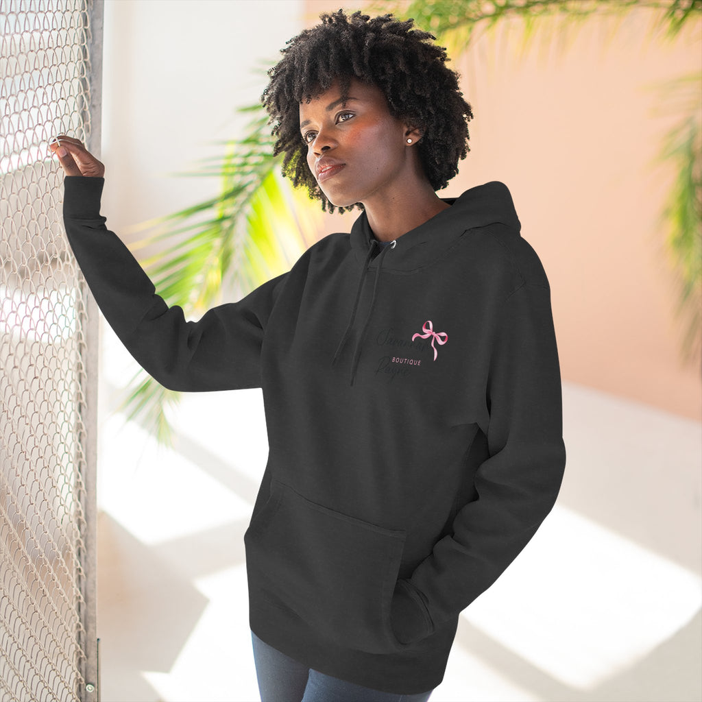 Basic Boo Ghost Hoodie — Cute Fall Pumpkin & Coffee Graphic Fleece Hoodie